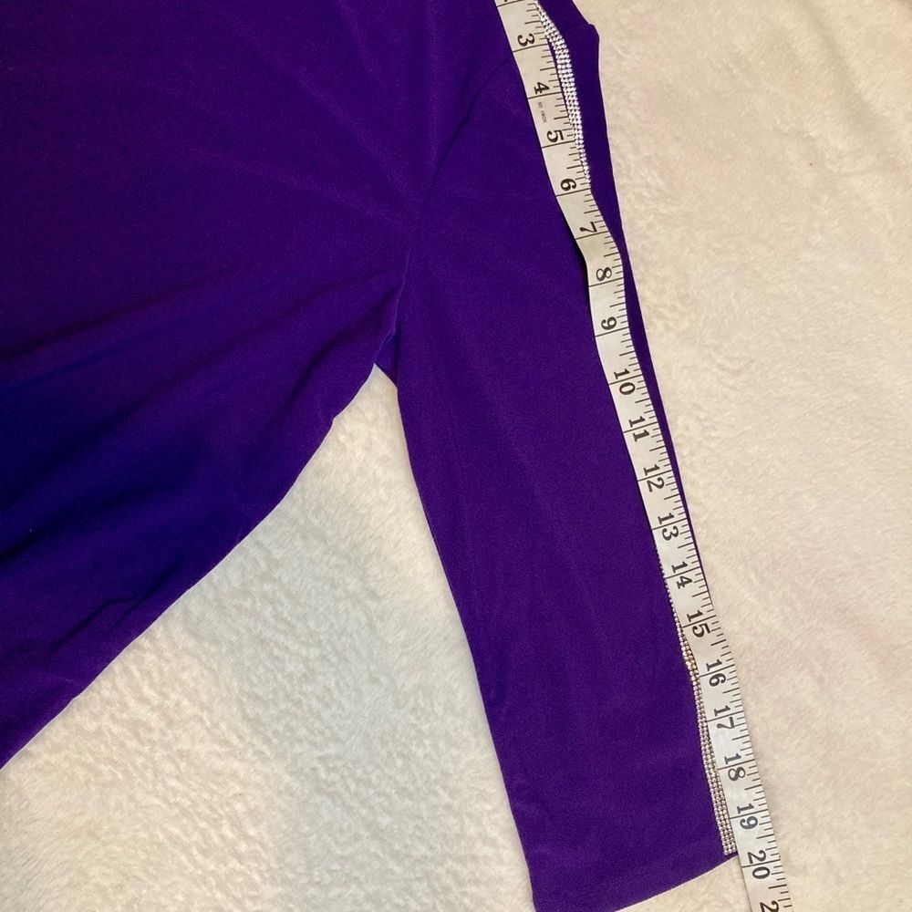Love Scarlett Tops Women’s Size Medium Purple Blouse - Picture 3 of 7